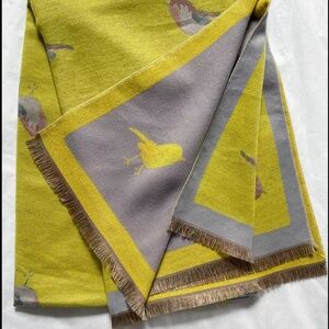 Scarf, Yellow Large Wool Shawl, Wrap, Warm Pashmina, Winter Accessories NEW